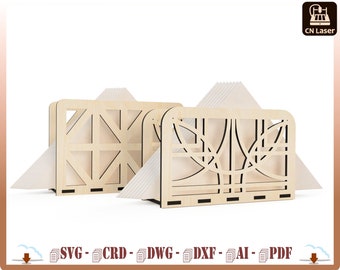 Laser Cut Napkin Holder Vector Files (SVG, DXF, PDF)
