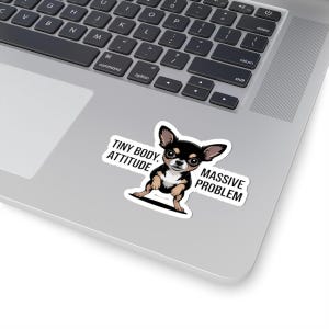 Chemise chihuahua, petit corps, t-shirt à problèmes d'attitude massive image 19