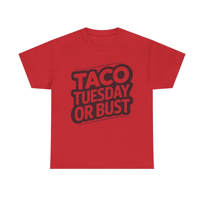Camiseta "Martes de Tacos o nada" / Camiseta con humor gastronómico para amantes de los tacos imagen 5