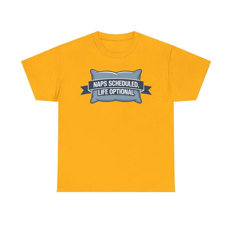Nap Culture Shirt | Naps Scheduled, Life Optional | Sleep Humor Tee image 7