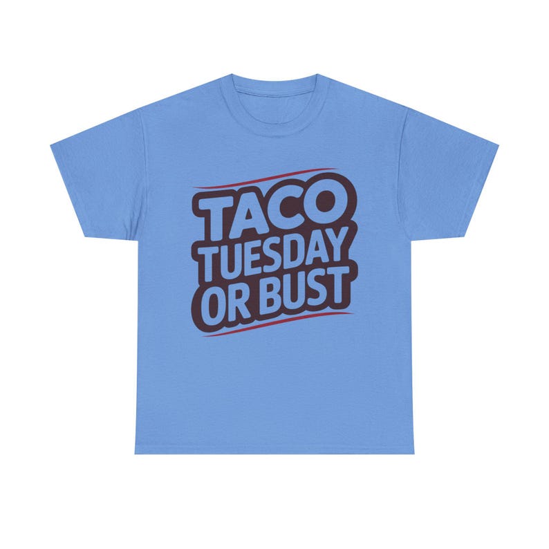 Camiseta "Martes de Tacos o nada" / Camiseta con humor gastronómico para amantes de los tacos imagen 4