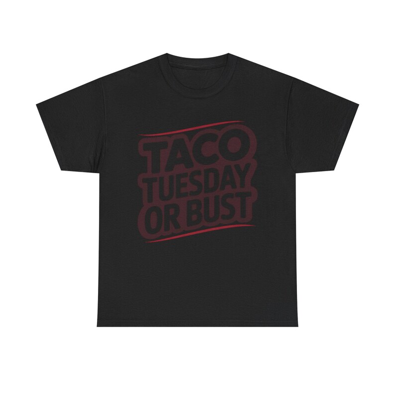 Camiseta "Martes de Tacos o nada" / Camiseta con humor gastronómico para amantes de los tacos imagen 2