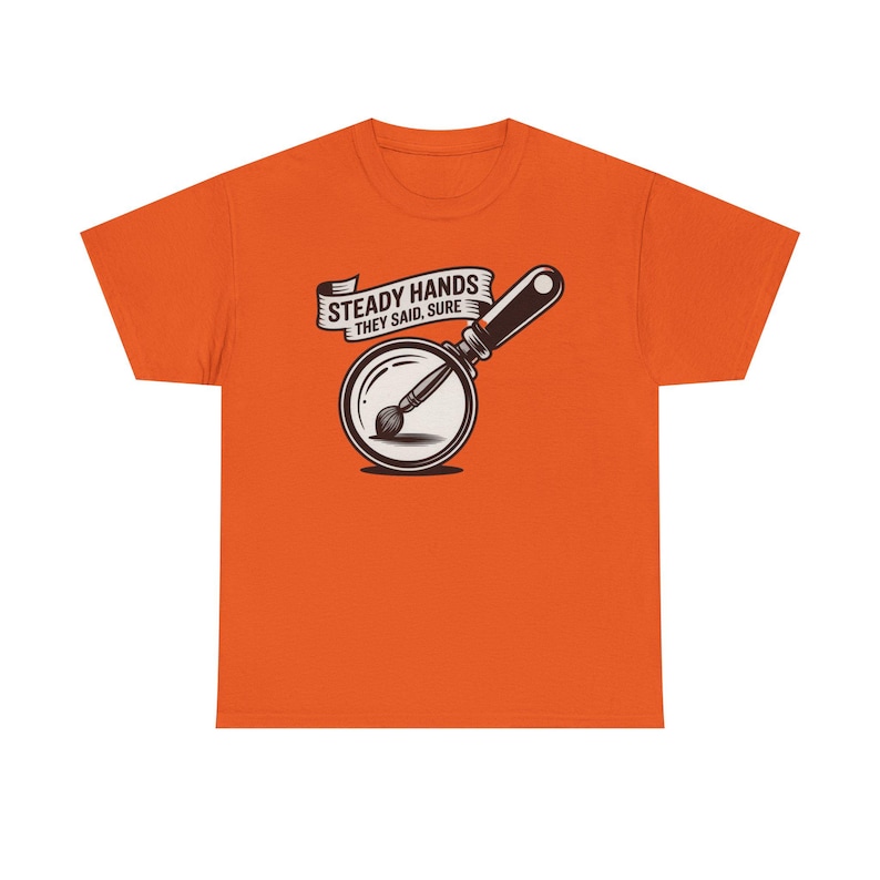 Miniature Painter Shirt | Steady Hands Hobby Humor Tee image 5