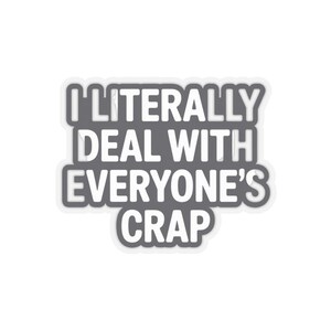 Funny Plumber Shirt | I Deal With Everyone's Crap Work Humor Tee image 7