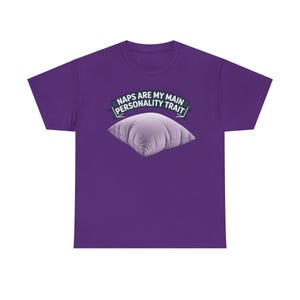 Nap Lover Shirt | Naps Are My Main Personality Trait, Sleep Humor Tee image 6