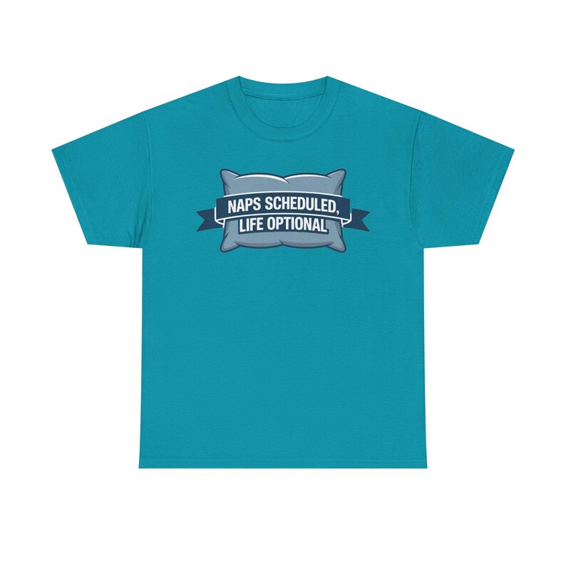 Nap Culture Shirt | Naps Scheduled, Life Optional | Sleep Humor Tee image 8