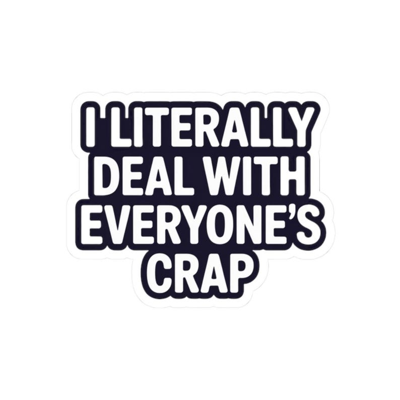 Funny Plumber Shirt | I Deal With Everyone's Crap Work Humor Tee image 4