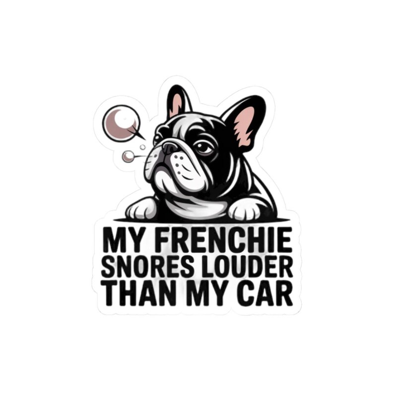 French Bulldog Snoring Shirt | Funny Dog Owner Humor Tee | Frenchie Parent Gift image 4