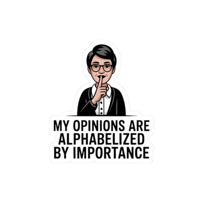 Librarian Shirt | My Opinions Alphabetized By Importance | Library Humor Tee image 4