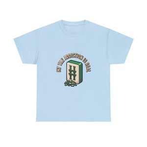 Mahjong Shirt, My Tile Addiction Is Real, Gaming Tee image 7