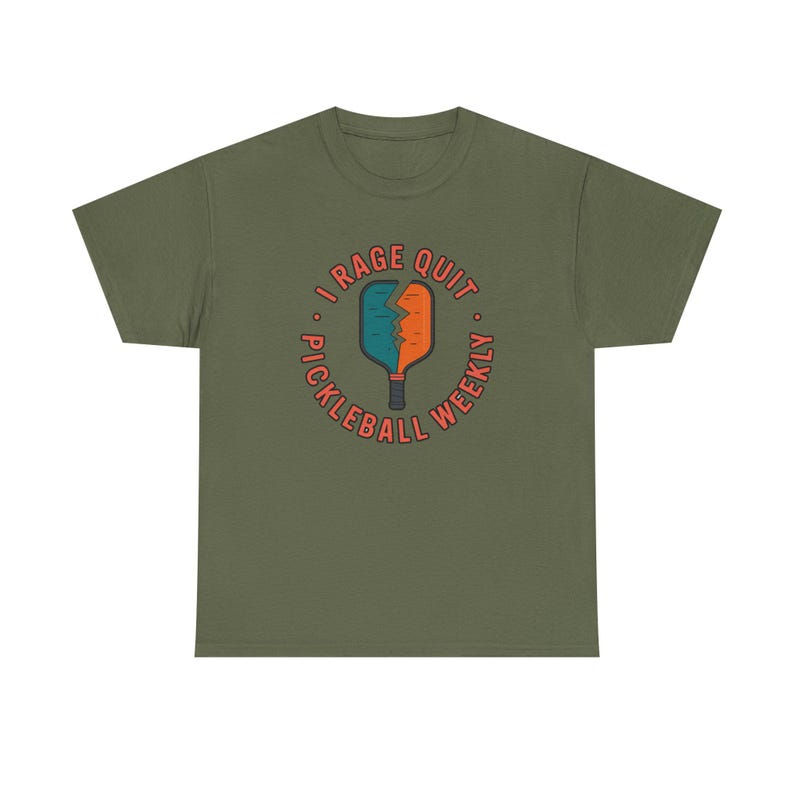 Pickleball Shirt | I Rage Quit Weekly | Funny Sports Gift for Competitive Players image 8