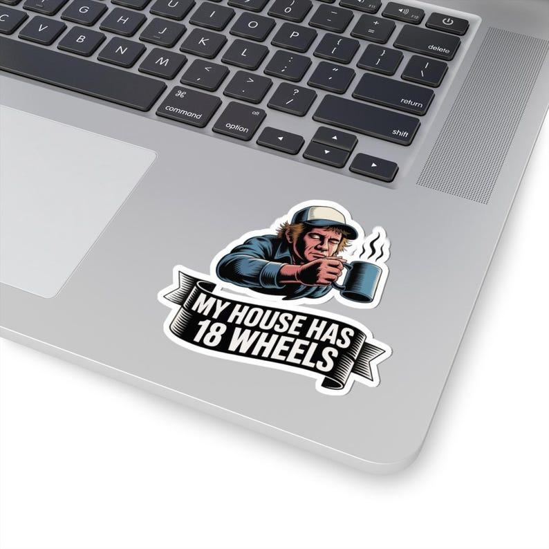 Trucker Shirt My House Has 18 Wheels | Long Haul Driver Humor Tee image 6