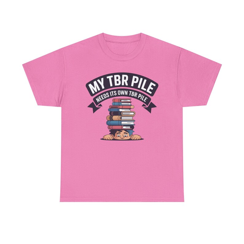 Book Lover Shirt | My Pile Needs Its Own Pile, Bibliophile Tee image 12