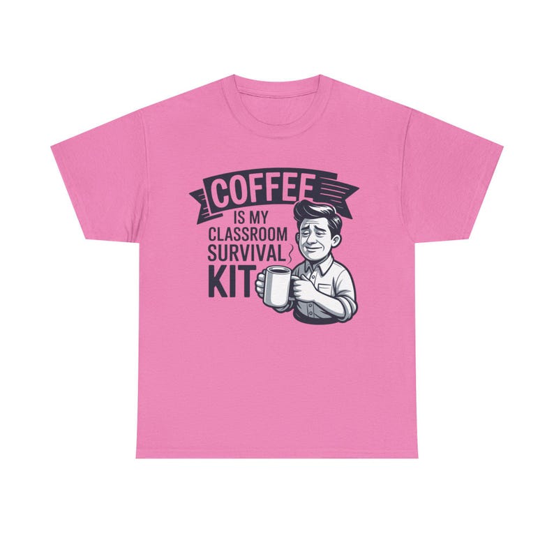 Maglietta divertente "Caffè per insegnanti" / Kit di sopravvivenza in classe / Regalo divertente per gli insegnanti immagine 11