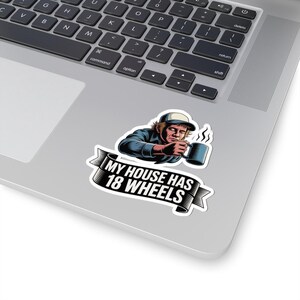 Trucker Shirt My House Has 18 Wheels | Long Haul Driver Humor Tee image 16