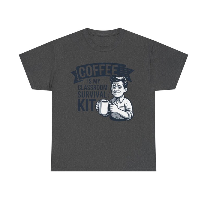 Maglietta divertente "Caffè per insegnanti" / Kit di sopravvivenza in classe / Regalo divertente per gli insegnanti immagine 9