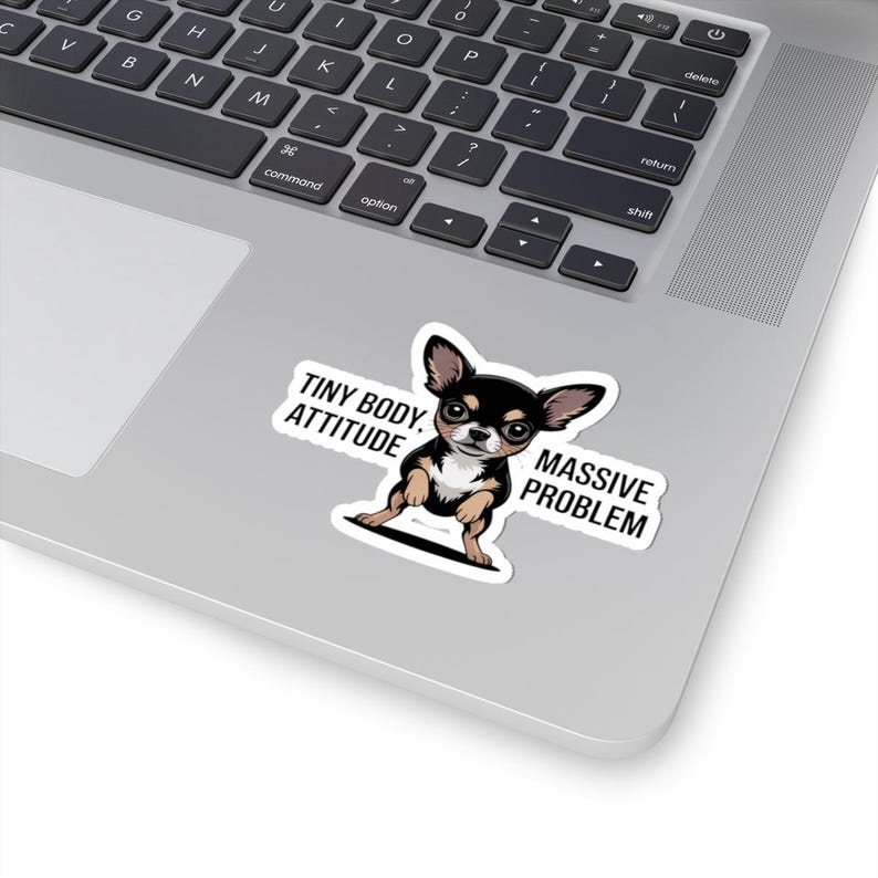 Chemise chihuahua, petit corps, t-shirt à problèmes d'attitude massive image 9