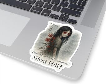 Silent Hill F Sticker: Gothic Horror Floral Girl