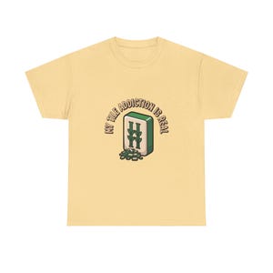 Mahjong Shirt, My Tile Addiction Is Real, Gaming Tee image 3