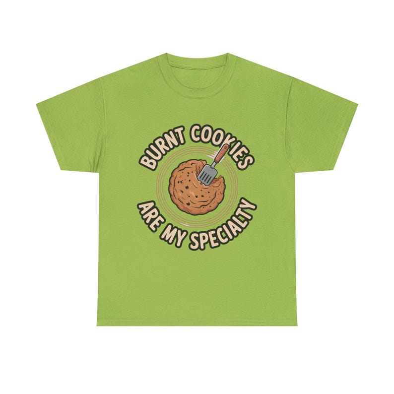 Bäcker Shirt | Gebrannte Kekse sind meine Spezialität Kitchen Fail Humor | Original Geschenk für Hobbybäcker Bild 5