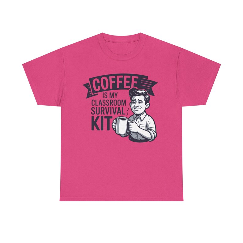 Maglietta divertente "Caffè per insegnanti" / Kit di sopravvivenza in classe / Regalo divertente per gli insegnanti immagine 12