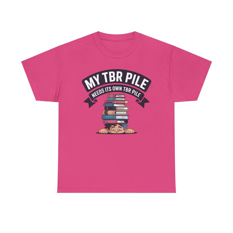 Book Lover Shirt | My Pile Needs Its Own Pile, Bibliophile Tee image 13