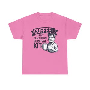 Maglietta divertente "Caffè per insegnanti" / Kit di sopravvivenza in classe / Regalo divertente per gli insegnanti immagine 5