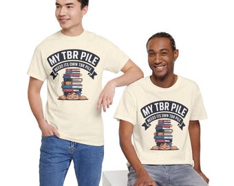 Book Lover Shirt | My Pile Needs Its Own Pile, Bibliophile Tee