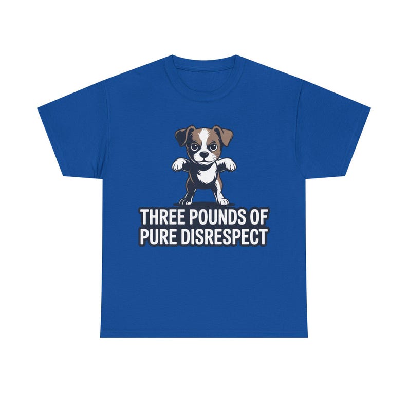 Chihuahua Shirt | Three Pounds Pure Disrespect Funny Dog Tee image 4