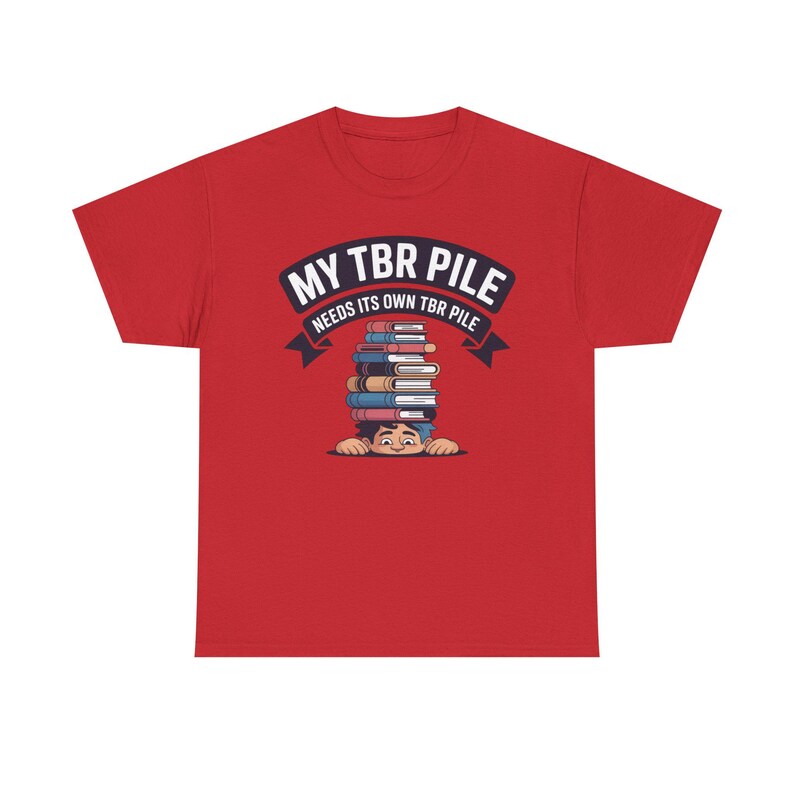 Book Lover Shirt | My Pile Needs Its Own Pile, Bibliophile Tee image 14