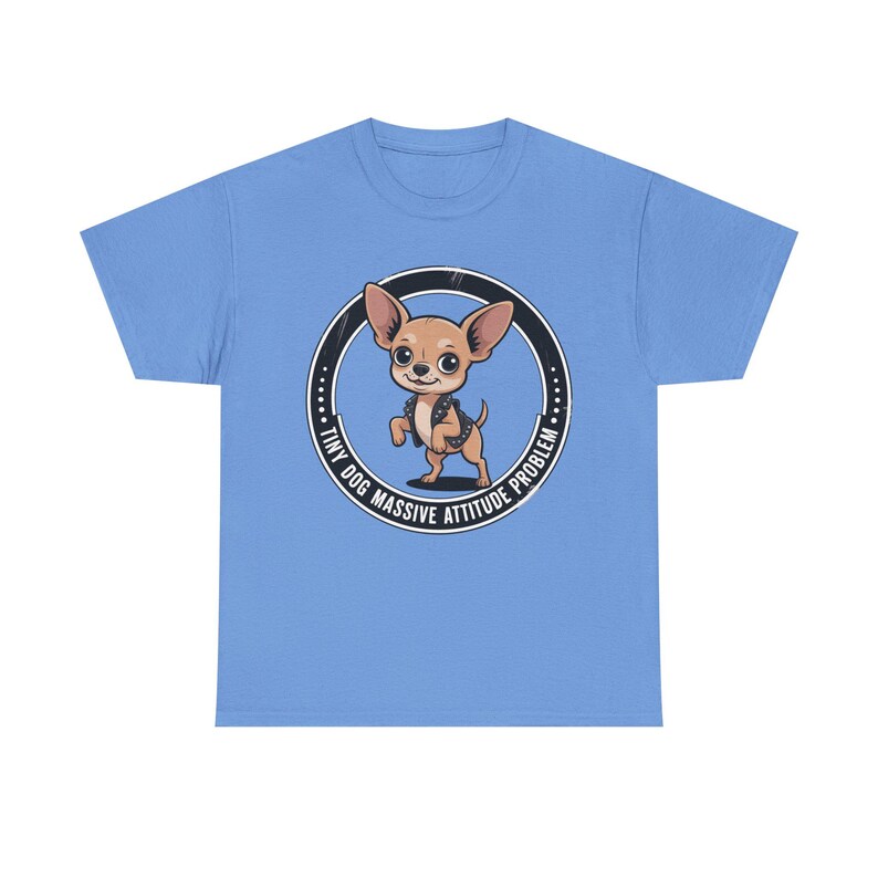 Chihuahua Shirt Tiny Dog Massive Attitude Problem Tee image 8
