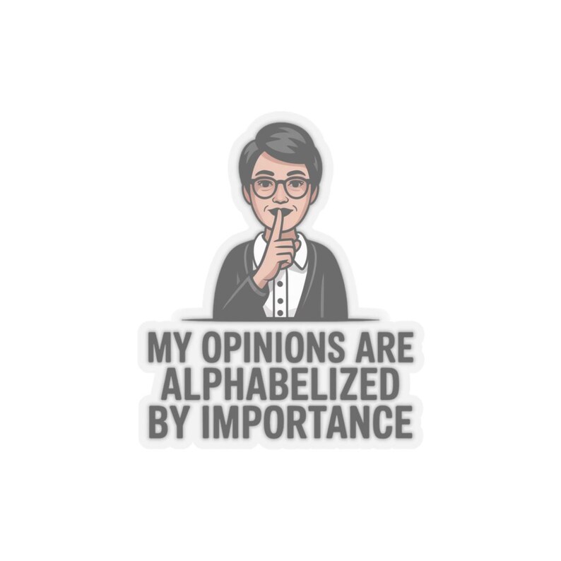 Librarian Shirt | My Opinions Alphabetized By Importance | Library Humor Tee image 7