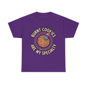 Bäcker Shirt | Gebrannte Kekse sind meine Spezialität Kitchen Fail Humor | Original Geschenk für Hobbybäcker Bild 9