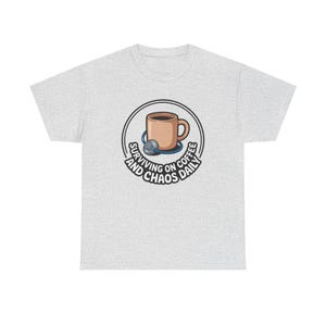 Nurse Mothers Day Shirt | Surviving on Coffee and Chaos Daily | Funny Nurse Mom Gift Tee image 2