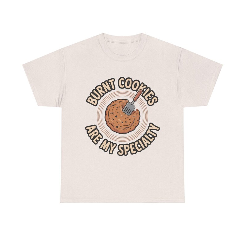 Bäcker Shirt | Gebrannte Kekse sind meine Spezialität Kitchen Fail Humor | Original Geschenk für Hobbybäcker Bild 3
