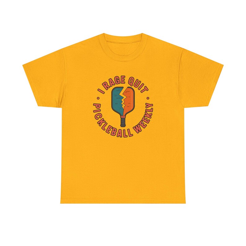 Pickleball Shirt | I Rage Quit Weekly | Funny Sports Gift for Competitive Players image 6