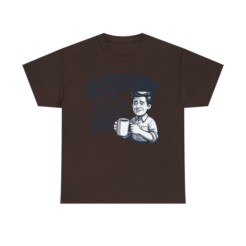 Maglietta divertente "Caffè per insegnanti" / Kit di sopravvivenza in classe / Regalo divertente per gli insegnanti immagine 8