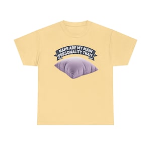 Nap Lover Shirt | Naps Are My Main Personality Trait, Sleep Humor Tee image 1