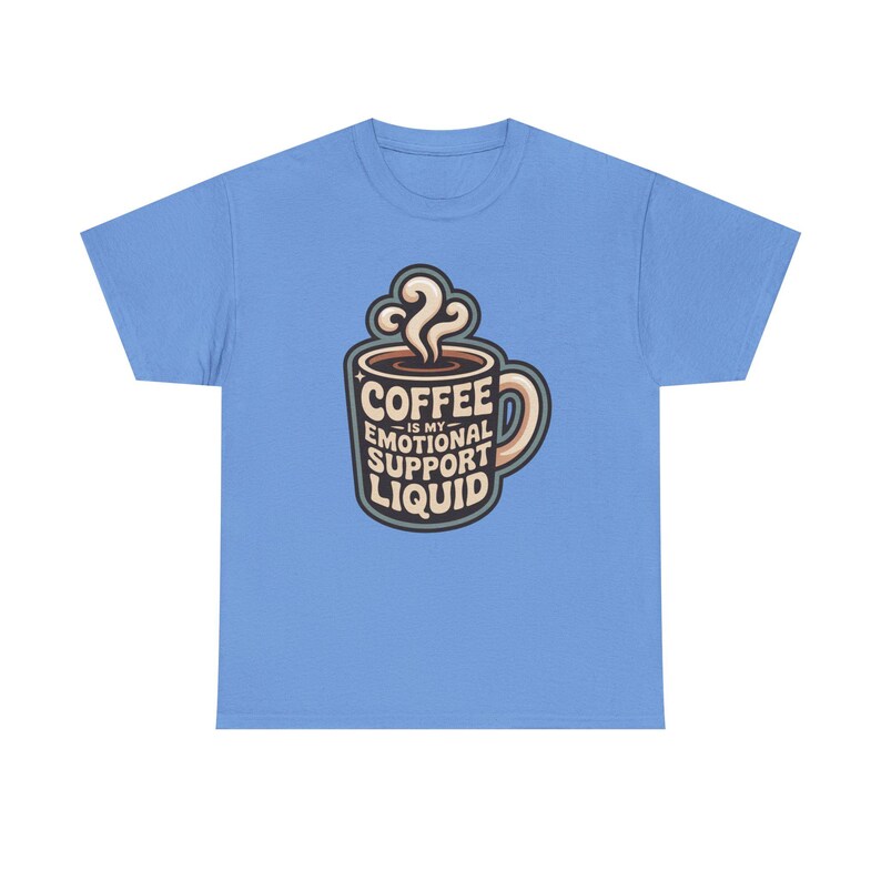 New Mom Shirt | Coffee Emotional Support Liquid | Sleep Deprived Parent Gift Tee image 9