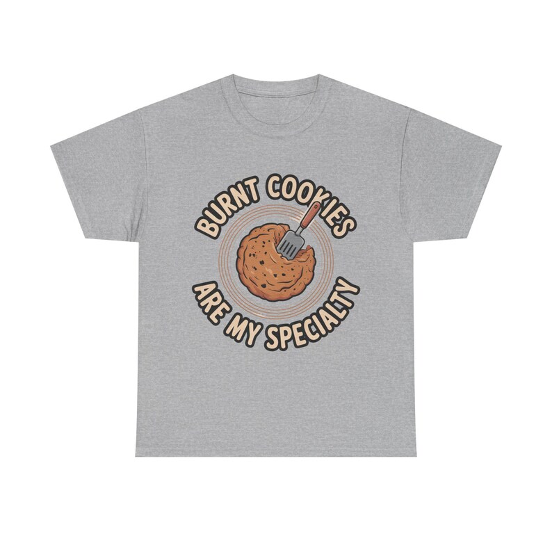 Bäcker Shirt | Gebrannte Kekse sind meine Spezialität Kitchen Fail Humor | Original Geschenk für Hobbybäcker Bild 4
