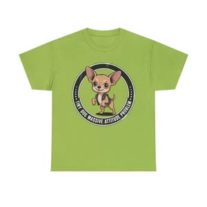 Chihuahua Shirt Tiny Dog Massive Attitude Problem Tee image 5