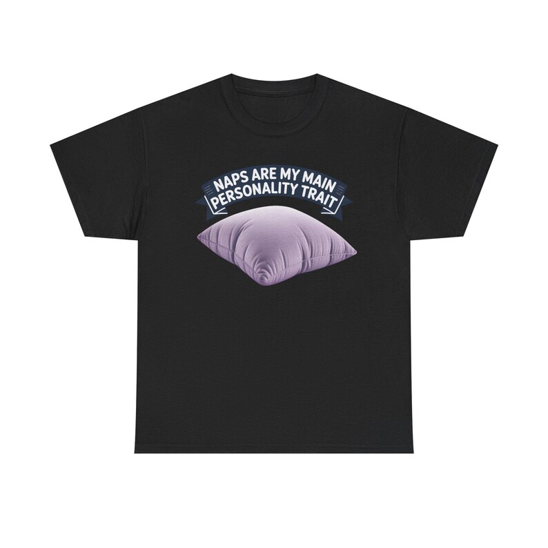 Nap Lover Shirt | Naps Are My Main Personality Trait, Sleep Humor Tee image 4