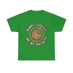 Bäcker Shirt | Gebrannte Kekse sind meine Spezialität Kitchen Fail Humor | Original Geschenk für Hobbybäcker Bild 7