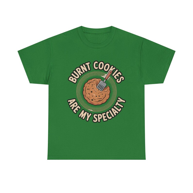 Bäcker Shirt | Gebrannte Kekse sind meine Spezialität Kitchen Fail Humor | Original Geschenk für Hobbybäcker Bild 6