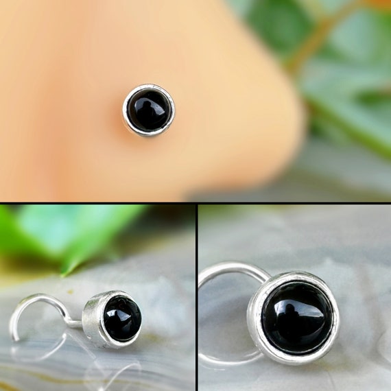 Black onyx nose stud deals
