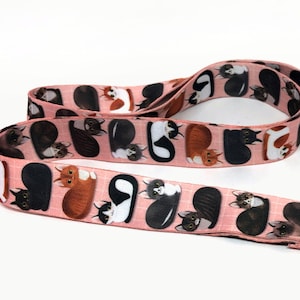 Lanière de pain chat / porte-badge d'identification de chat / porte-clé chat kawaii / lanière de clé / lanière d'enseignant / lanière d'infirmière / cadeaux de chat