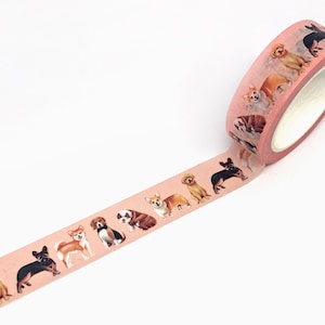 Dog Washi Tape: Puppy Breeds, Scrapbook, Crafting