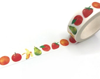Fruit Washi Tape: Decorative Planner & Scrapbook Tape