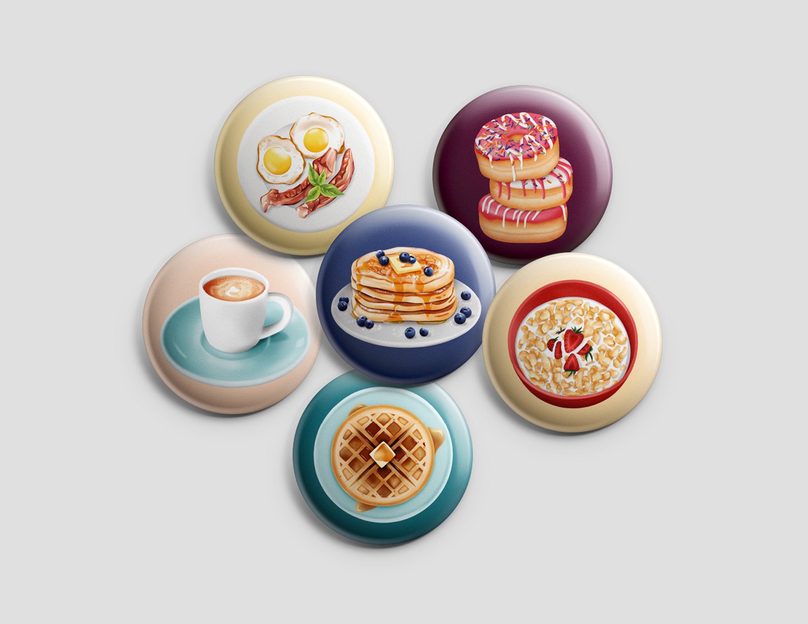 Breakfast Pack / Refrigerator / Food / Etsy