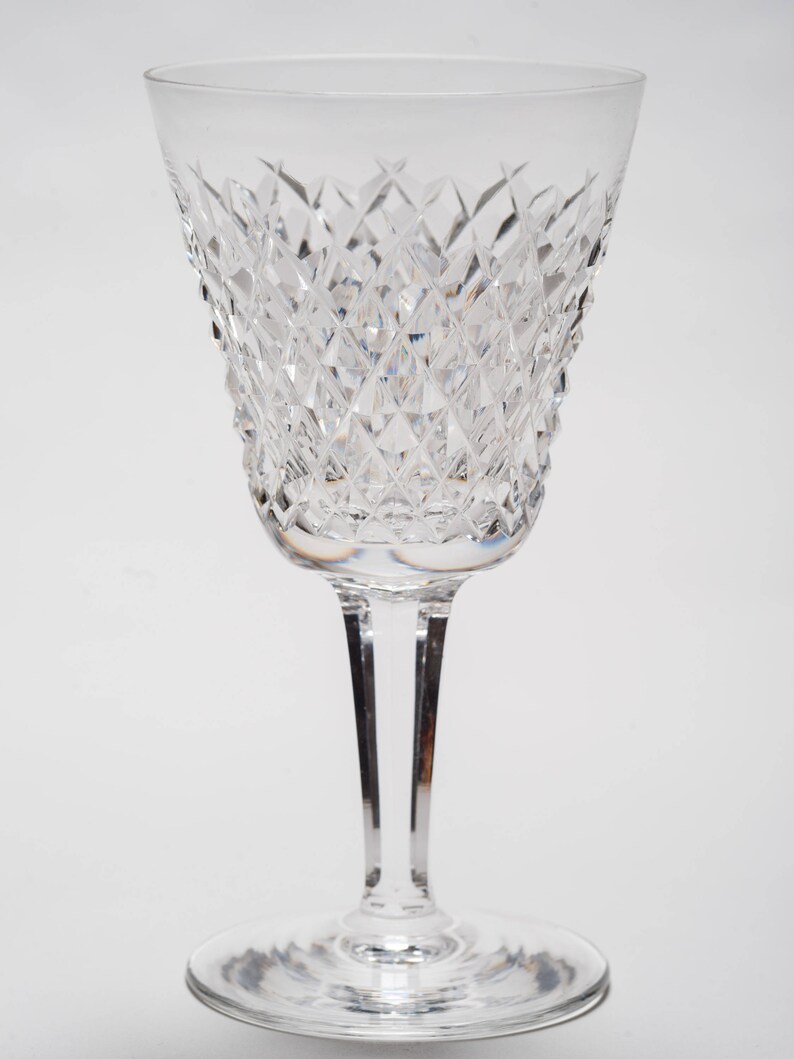vintage 1980 wine glass